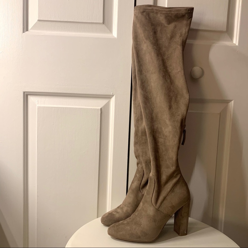 Steve Madden “Emotions” thigh high boots